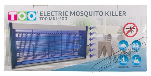 Too MKL-100 elektromos rovarcsapda 30W, 230V H&aacute;ztart&aacute;s / Otthon / K&uuml;lt&eacute;r - Lak&aacute;sfelszerel&eacute;s - Sz&uacute;nyogriaszt&oacute; / rovarirt&oacute; - 507407