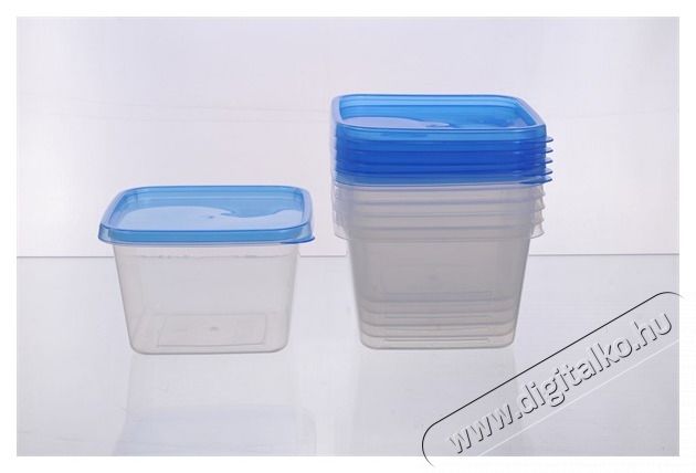 Too KT-152 6 db-os n&eacute;gyzetes 1.000ml-es &eacute;telt&aacute;rol&oacute; doboz szett H&aacute;ztart&aacute;s / Otthon / K&uuml;lt&eacute;r - Lak&aacute;sfelszerel&eacute;s - T&aacute;rol&oacute; - 508679