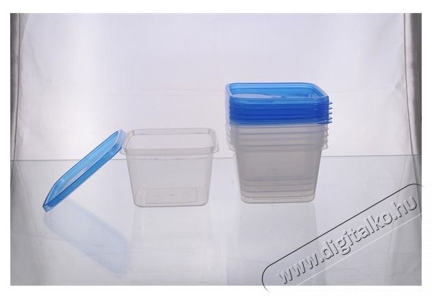 Too KT-152 6 db-os n&eacute;gyzetes 1.000ml-es &eacute;telt&aacute;rol&oacute; doboz szett H&aacute;ztart&aacute;s / Otthon / K&uuml;lt&eacute;r - Lak&aacute;sfelszerel&eacute;s - T&aacute;rol&oacute; - 508679