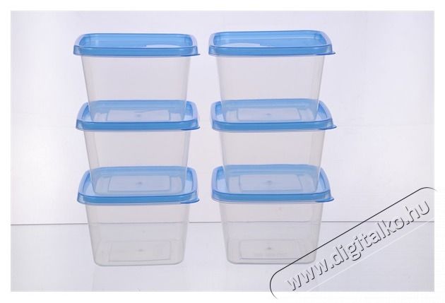 Too KT-152 6 db-os n&eacute;gyzetes 1.000ml-es &eacute;telt&aacute;rol&oacute; doboz szett H&aacute;ztart&aacute;s / Otthon / K&uuml;lt&eacute;r - Lak&aacute;sfelszerel&eacute;s - T&aacute;rol&oacute; - 508679