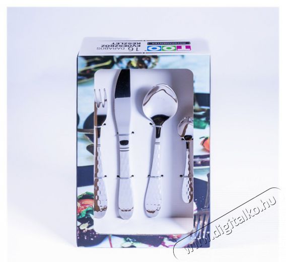 Too KT-479 S Honey Silver 16 db-os ez&uuml;st evőeszk&ouml;z k&eacute;szlet Konyhai term&eacute;kek - &Eacute;tk&eacute;szlet - Evőeszk&ouml;z k&eacute;szlet - 507934