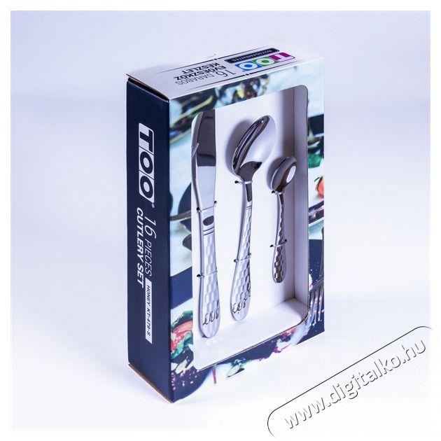 Too KT-479 S Honey Silver 16 db-os ez&uuml;st evőeszk&ouml;z k&eacute;szlet Konyhai term&eacute;kek - &Eacute;tk&eacute;szlet - Evőeszk&ouml;z k&eacute;szlet - 507934