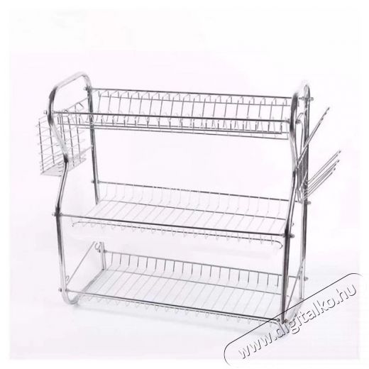 Too KT-583 H&aacute;romszintes MAXI f&eacute;m konyhai ed&eacute;nysz&aacute;r&iacute;t&oacute; 24,5x44x56cm Konyhai term&eacute;kek - Konyhai kisg&eacute;p kieg&eacute;sz&iacute;tő - Egy&eacute;b kisg&eacute;p kieg&eacute;sz&iacute;tő - 507902