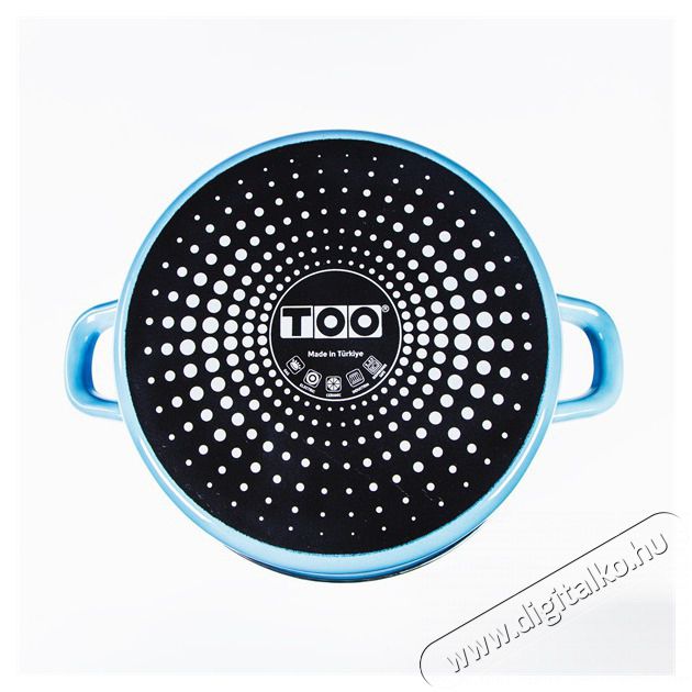 Too LINE BLUE 2,9 literes, 20cm &aacute;tm&eacute;rő, 10cm magass&aacute;g&uacute; l&aacute;bas (faz&eacute;k) &uuml;veg fedővel Konyhai term&eacute;kek - Konyhai eszk&ouml;z - &Eacute;telfog&oacute; - 508575