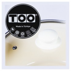 Too LINE ROSE 2,9 literes, 20cm &aacute;tm&eacute;rő, 10cm magass&aacute;g&uacute; l&aacute;bas (faz&eacute;k) &uuml;veg fedővel Konyhai term&eacute;kek - Konyhai eszk&ouml;z - &Eacute;telfog&oacute; - 508571