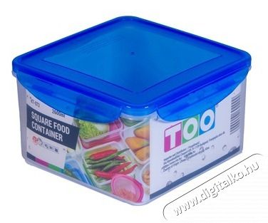 Too KT-073 2600ml-es n&eacute;gyzet alak&uacute; &eacute;telt&aacute;rol&oacute; doboz Konyhai term&eacute;kek - Ed&eacute;ny - &Eacute;telt&aacute;rol&oacute; - 508841