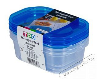 Too KT-077 3db-os 500ml-es t&eacute;glalap alak&uacute; &eacute;telt&aacute;rol&oacute; doboz szett Konyhai term&eacute;kek - Ed&eacute;ny - &Eacute;telt&aacute;rol&oacute; - 508845