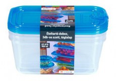 Too KT-078 3db-os 960ml-es t&eacute;glalap alak&uacute; &eacute;telt&aacute;rol&oacute; doboz szett Konyhai term&eacute;kek - Ed&eacute;ny - &Eacute;telt&aacute;rol&oacute; - 508846