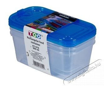 Too KT-078 3db-os 960ml-es t&eacute;glalap alak&uacute; &eacute;telt&aacute;rol&oacute; doboz szett Konyhai term&eacute;kek - Ed&eacute;ny - &Eacute;telt&aacute;rol&oacute; - 508846