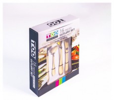 Too KT-402 G Spark 16 db-os arany evőeszk&ouml;z k&eacute;szlet Konyhai term&eacute;kek - &Eacute;tk&eacute;szlet - Evőeszk&ouml;z k&eacute;szlet - 508734