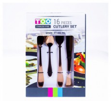 Too KT-402 RG Spark 16 db-os r&oacute;zsaarany evőeszk&ouml;z k&eacute;szlet Konyhai term&eacute;kek - &Eacute;tk&eacute;szlet - Evőeszk&ouml;z k&eacute;szlet - 508735