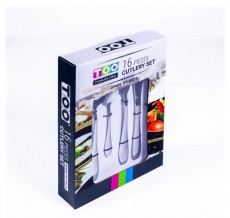 Too KT-402 S Spark 16 db-os ez&uuml;st evőeszk&ouml;z k&eacute;szlet Konyhai term&eacute;kek - &Eacute;tk&eacute;szlet - Evőeszk&ouml;z k&eacute;szlet - 508747