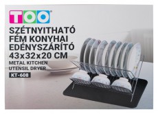 Too KT-608 Sz&eacute;tnyithat&oacute; f&eacute;m konyhai ed&eacute;nysz&aacute;r&iacute;t&oacute; 43x32x20cm Konyhai term&eacute;kek - Mosogat&oacute; - Ed&eacute;ny sz&aacute;r&iacute;t&oacute; / tart&oacute; - 513851