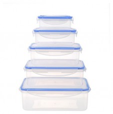 Too KT-140 5 db-os t&eacute;glalap &eacute;telt&aacute;rol&oacute; doboz szett 240ml+500ml+1.000ml+1.500ml+2.500ml Konyhai term&eacute;kek - Ed&eacute;ny - &Eacute;telt&aacute;rol&oacute; - 515909