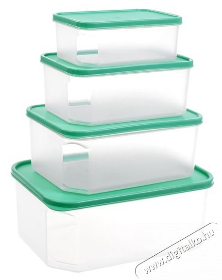 Too KT-144 4 db-os t&eacute;glalap &eacute;telt&aacute;rol&oacute; doboz szett 800ml+1.800ml+2.800ml+4.800ml Konyhai term&eacute;kek - Ed&eacute;ny - &Eacute;telt&aacute;rol&oacute; - 515913