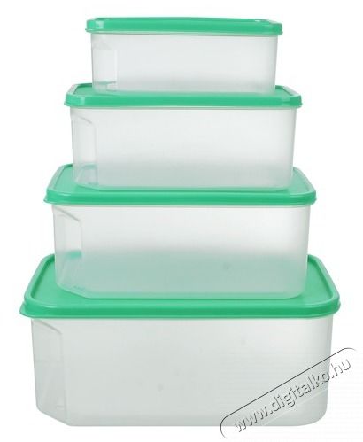 Too KT-144 4 db-os t&eacute;glalap &eacute;telt&aacute;rol&oacute; doboz szett 800ml+1.800ml+2.800ml+4.800ml Konyhai term&eacute;kek - Ed&eacute;ny - &Eacute;telt&aacute;rol&oacute; - 515913