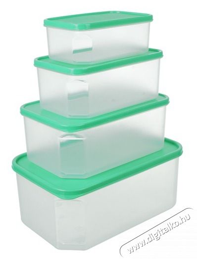 Too KT-144 4 db-os t&eacute;glalap &eacute;telt&aacute;rol&oacute; doboz szett 800ml+1.800ml+2.800ml+4.800ml Konyhai term&eacute;kek - Ed&eacute;ny - &Eacute;telt&aacute;rol&oacute; - 515913