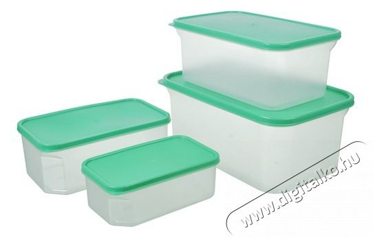 Too KT-144 4 db-os t&eacute;glalap &eacute;telt&aacute;rol&oacute; doboz szett 800ml+1.800ml+2.800ml+4.800ml Konyhai term&eacute;kek - Ed&eacute;ny - &Eacute;telt&aacute;rol&oacute; - 515913