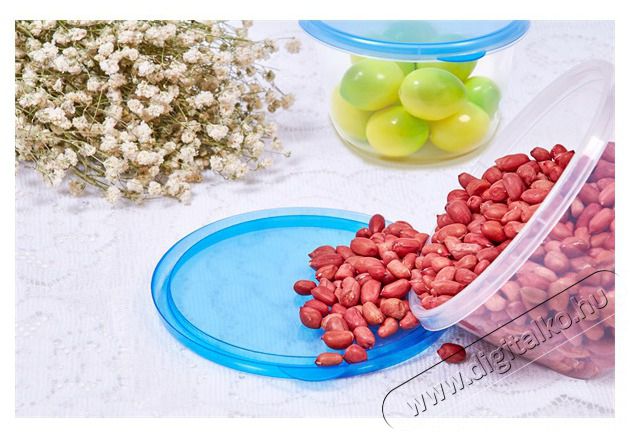 Too KT-150 6 db-os kerek 745ml-es &eacute;telt&aacute;rol&oacute; doboz szett Konyhai term&eacute;kek - Ed&eacute;ny - &Eacute;telt&aacute;rol&oacute; - 515914