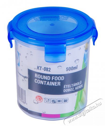 Too KT-082 500ml-es kerek, 11 cm magas &eacute;telt&aacute;rol&oacute; doboz Konyhai term&eacute;kek - Ed&eacute;ny - &Eacute;telt&aacute;rol&oacute; - 513479