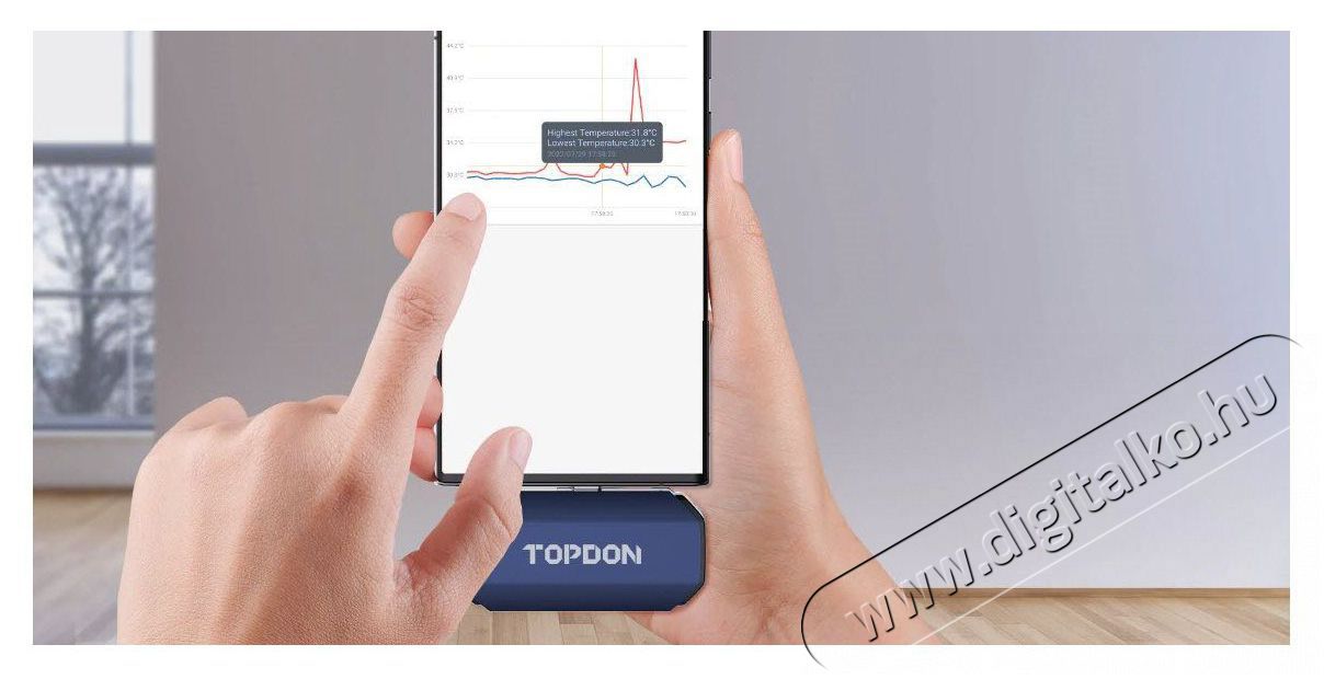 TOPDON TCView TC001 hőkamera F&eacute;nyk&eacute;pezőg&eacute;p / kamera - Megfigyelő / IP kamera - 529098
