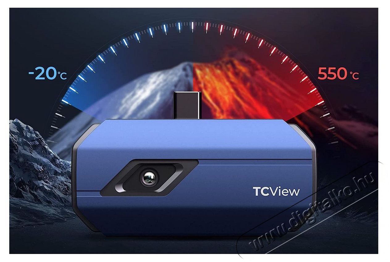 TOPDON TCView TC001 hőkamera F&eacute;nyk&eacute;pezőg&eacute;p / kamera - Megfigyelő / IP kamera - 529098
