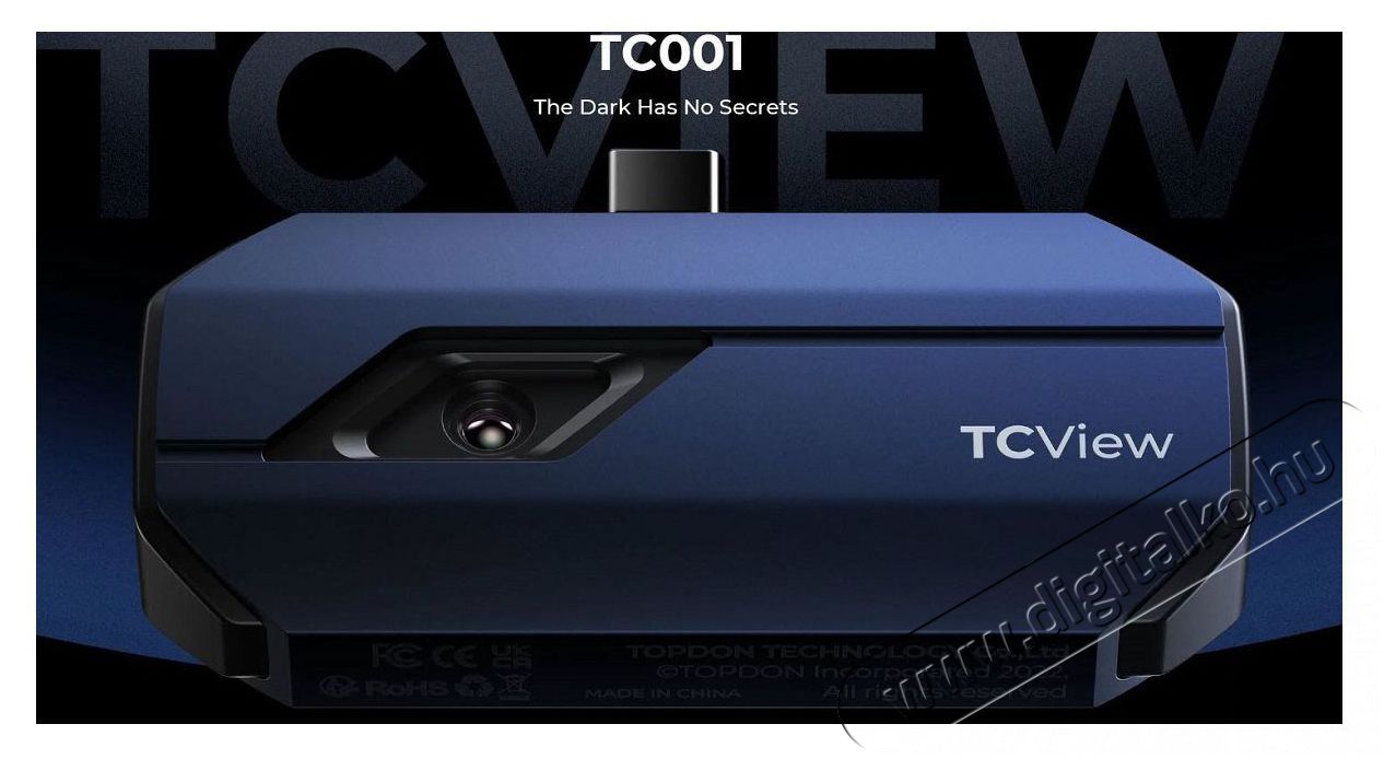 TOPDON TCView TC001 hőkamera F&eacute;nyk&eacute;pezőg&eacute;p / kamera - Megfigyelő / IP kamera - 529098