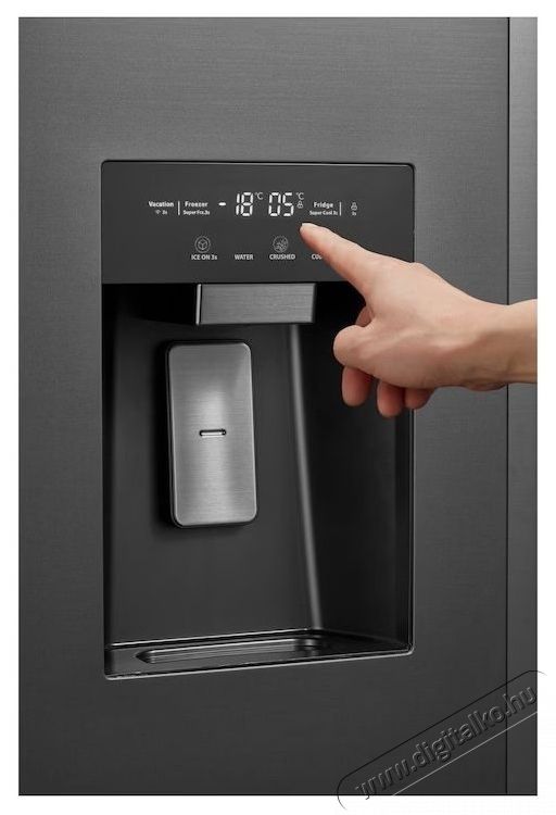 Toshiba GR-RS755WI-PMJ(05) Side by side hűtőszekr&eacute;ny, 568 l, No Frost, E energiaoszt&aacute;ly, j&eacute;gk&eacute;sz&iacute;tő 3 az 1-ben, Wifi, Inox/Fekete Konyhai term&eacute;kek - Hűtő, fagyaszt&oacute; (szabadon&aacute;ll&oacute;) - Amerikai t&iacute;pus&uacute; Side By Side hűtő - 535811