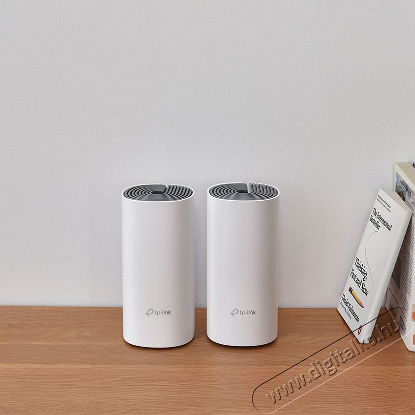 TP-LINK DECO E4 AC1200 Dual Band 802.11ac vezet&eacute;k n&eacute;lk&uuml;li router rendszer (2db-os) Iroda &eacute;s sz&aacute;m&iacute;t&aacute;stechnika - H&aacute;l&oacute;zat - Router - 368522