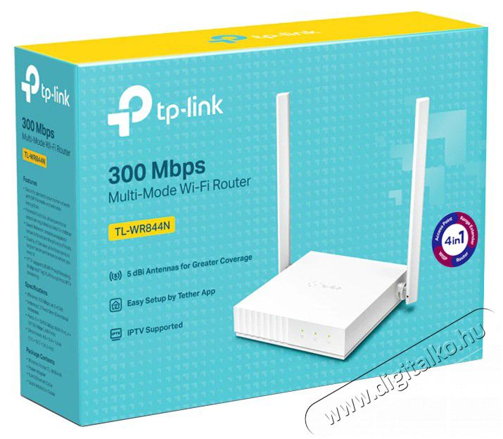 TP-LINK TL-WR844N Router Iroda &eacute;s sz&aacute;m&iacute;t&aacute;stechnika - H&aacute;l&oacute;zat - Router - 367018