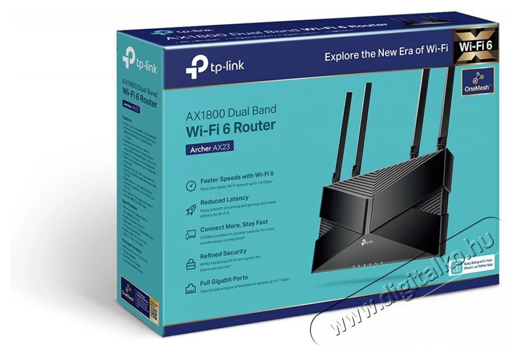 TP-LINK ARCHER AX23 router Iroda &eacute;s sz&aacute;m&iacute;t&aacute;stechnika - H&aacute;l&oacute;zat - Router - 379244