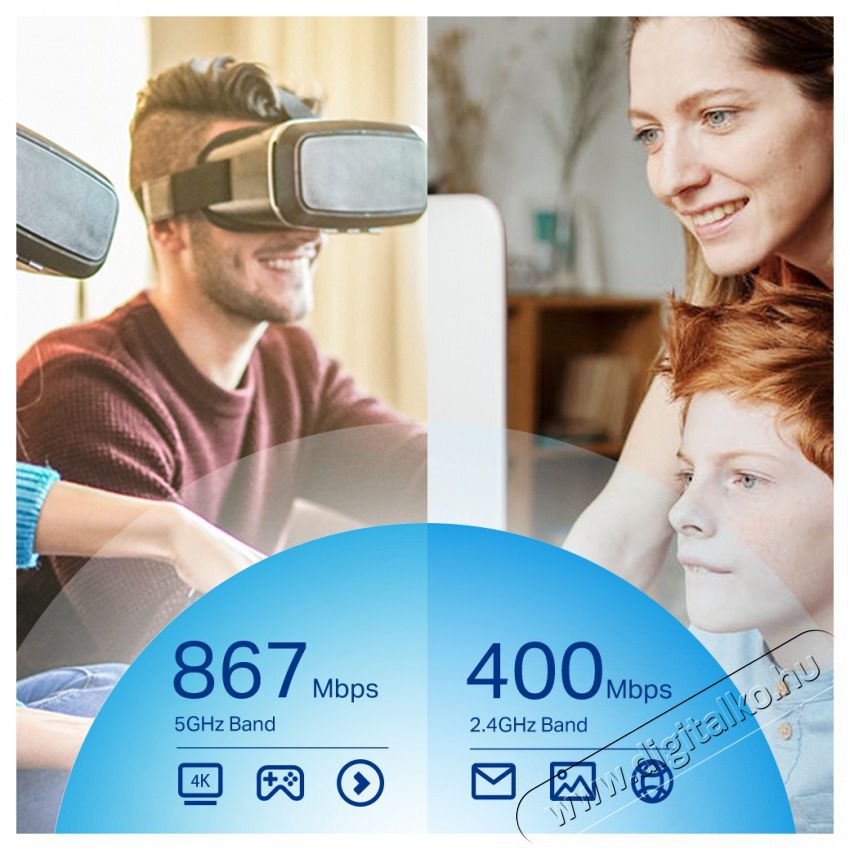 TP-LINK Archer T4U Plus AC1300 Dual Band Vezet&eacute;k n&eacute;lk&uuml;li USB adapter Iroda &eacute;s sz&aacute;m&iacute;t&aacute;stechnika - H&aacute;l&oacute;zat - Vezet&eacute;k n&eacute;lk&uuml;li adapter - 387235