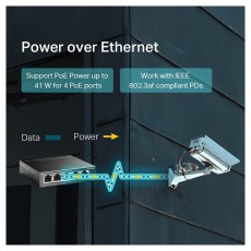 TP-LINK TL-SF1005LP 5x10/100Mbps LAN port 4xPoE Nem menedzelhető asztali switch Iroda &eacute;s sz&aacute;m&iacute;t&aacute;stechnika - H&aacute;l&oacute;zat - Switch - 394890