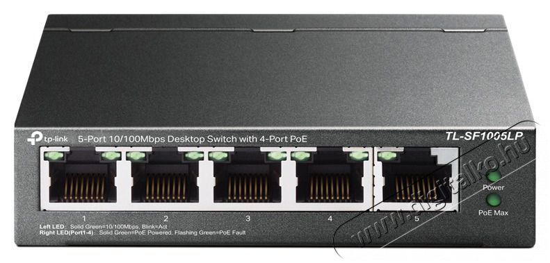 TP-LINK TL-SF1005LP 5x10/100Mbps LAN port 4xPoE Nem menedzelhető asztali switch Iroda &eacute;s sz&aacute;m&iacute;t&aacute;stechnika - H&aacute;l&oacute;zat - Switch - 394890