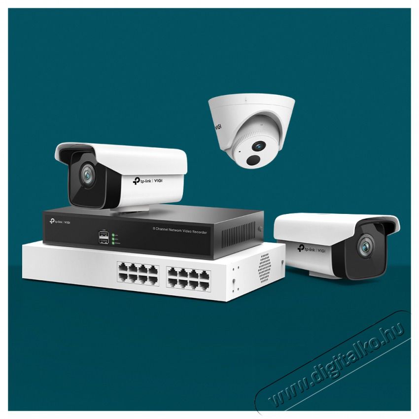 TP-LINK VIGI C400HP 2,8mm 3MP k&uuml;lt&eacute;ri Turret IP kamera H&aacute;ztart&aacute;s / Otthon / K&uuml;lt&eacute;r - Biztons&aacute;gtechnika - Biztons&aacute;gi kamera - 398290