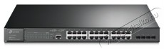 TP-LINK TL-SG3428MP JetStream 24xGbE PoE+ LAN 4xGbE SFP port L2+ menedzselhető PoE switch Iroda &eacute;s sz&aacute;m&iacute;t&aacute;stechnika - H&aacute;l&oacute;zat - Switch - 387839