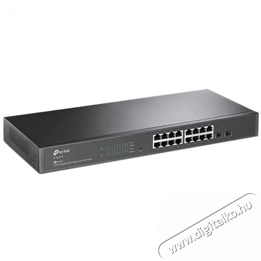 TP-LINK TL-SG2218 JetStream 16xGbE LAN 2xSFP port smart menedzselhető switch Iroda &eacute;s sz&aacute;m&iacute;t&aacute;stechnika - H&aacute;l&oacute;zat - Switch - 387841