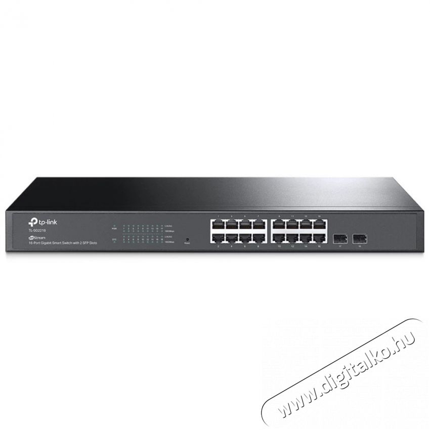 TP-LINK TL-SG2218 JetStream 16xGbE LAN 2xSFP port smart menedzselhető switch Iroda &eacute;s sz&aacute;m&iacute;t&aacute;stechnika - H&aacute;l&oacute;zat - Switch - 387841
