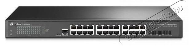 TP-LINK TL-SG3428X JetStream 24xGbE LAN 4x10GbE SFP+ port L2+ menedzselhető switch Iroda &eacute;s sz&aacute;m&iacute;t&aacute;stechnika - H&aacute;l&oacute;zat - Switch - 387837