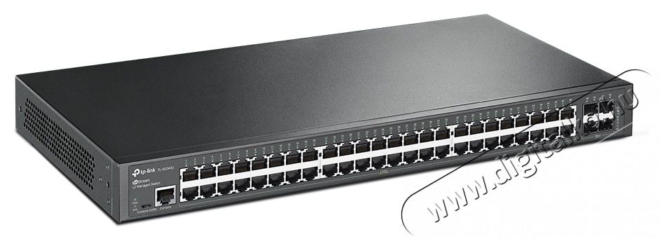 TP-LINK TL-SG3452 JetStream 48xGbE LAN 4xGbE SFP port L2+ menedzselhető switch Iroda &eacute;s sz&aacute;m&iacute;t&aacute;stechnika - H&aacute;l&oacute;zat - Switch - 420960