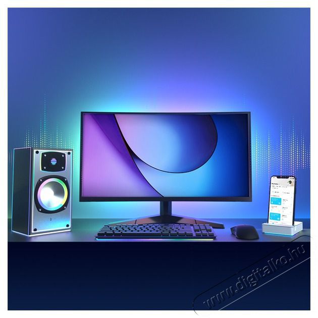 TP-LINK Tapo L900-5 Smart Wi-Fi-s 5 m&eacute;teres LED szalag H&aacute;ztart&aacute;s / Otthon / K&uuml;lt&eacute;r - Vil&aacute;g&iacute;t&aacute;s / elektromoss&aacute;g - Led szalag / f&eacute;nyf&uuml;z&eacute;r - 437822