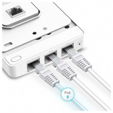 TP-LINK EAP235-Wall AC1200 MU-MIMO Dual-Band Gigabit fali Vezet&eacute;k n&eacute;lk&uuml;li Access Point Iroda &eacute;s sz&aacute;m&iacute;t&aacute;stechnika - H&aacute;l&oacute;zat - Lefedetts&eacute;gn&ouml;velő / jeltov&aacute;bb&iacute;t&oacute; - 441082