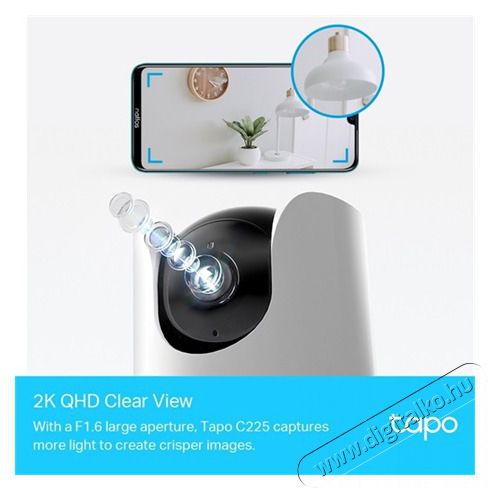 TP-LINK TAPO C225 BIZTONS&Aacute;GI KAMERA H&aacute;ztart&aacute;s / Otthon / K&uuml;lt&eacute;r - Biztons&aacute;gtechnika - Biztons&aacute;gi kamera - 474317