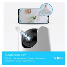 TP-LINK TAPO C225 BIZTONS&Aacute;GI KAMERA H&aacute;ztart&aacute;s / Otthon / K&uuml;lt&eacute;r - Biztons&aacute;gtechnika - Biztons&aacute;gi kamera - 474317