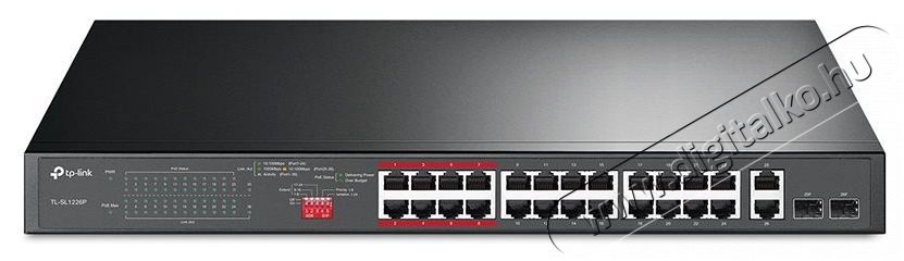 TP-LINK TL-SL1226P SWITCH Iroda &eacute;s sz&aacute;m&iacute;t&aacute;stechnika - H&aacute;l&oacute;zat - Switch - 474213