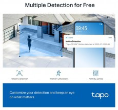 TP-LINK Tapo C510W 2K 3MP IP65 k&uuml;lt&eacute;ri forgathat&oacute; biztons&aacute;gi Wi-Fi kamera H&aacute;ztart&aacute;s / Otthon / K&uuml;lt&eacute;r - Biztons&aacute;gtechnika - Biztons&aacute;gi kamera - 477581