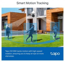 TP-LINK Tapo C510W 2K 3MP IP65 k&uuml;lt&eacute;ri forgathat&oacute; biztons&aacute;gi Wi-Fi kamera H&aacute;ztart&aacute;s / Otthon / K&uuml;lt&eacute;r - Biztons&aacute;gtechnika - Biztons&aacute;gi kamera - 477581