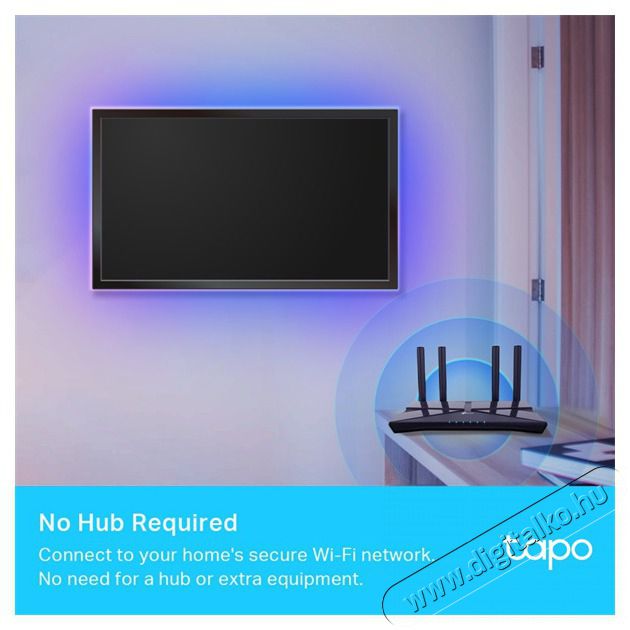 TP-LINK Tapo L930-10 Multicolor Smart Wi-Fi-s 10 m&eacute;teres LED szalag H&aacute;ztart&aacute;s / Otthon / K&uuml;lt&eacute;r - Vil&aacute;g&iacute;t&aacute;s / elektromoss&aacute;g - Led szalag / f&eacute;nyf&uuml;z&eacute;r - 477585