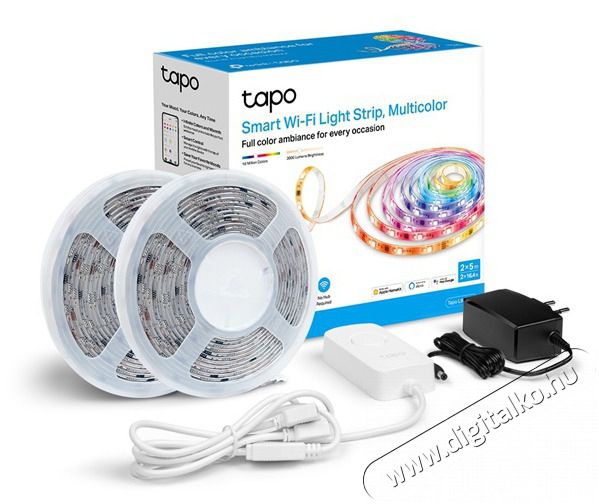TP-LINK Tapo L930-10 Multicolor Smart Wi-Fi-s 10 m&eacute;teres LED szalag H&aacute;ztart&aacute;s / Otthon / K&uuml;lt&eacute;r - Vil&aacute;g&iacute;t&aacute;s / elektromoss&aacute;g - Led szalag / f&eacute;nyf&uuml;z&eacute;r - 477585