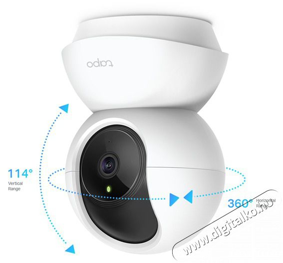 TP-LINK TC70 Otthoni forgathat&oacute; Full HD biztons&aacute;gi Wi-Fi kamera H&aacute;ztart&aacute;s / Otthon / K&uuml;lt&eacute;r - Biztons&aacute;gtechnika - Biztons&aacute;gi kamera - 477583